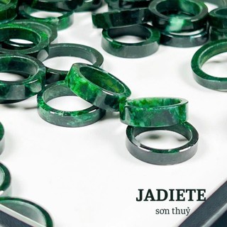 Nhẫn sơn thủy ngoc jade size 15-18mm siêu đẹp Svip