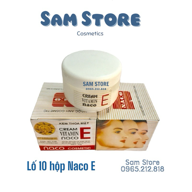 SỈ LÔ 10 HỘP KEM NACO E