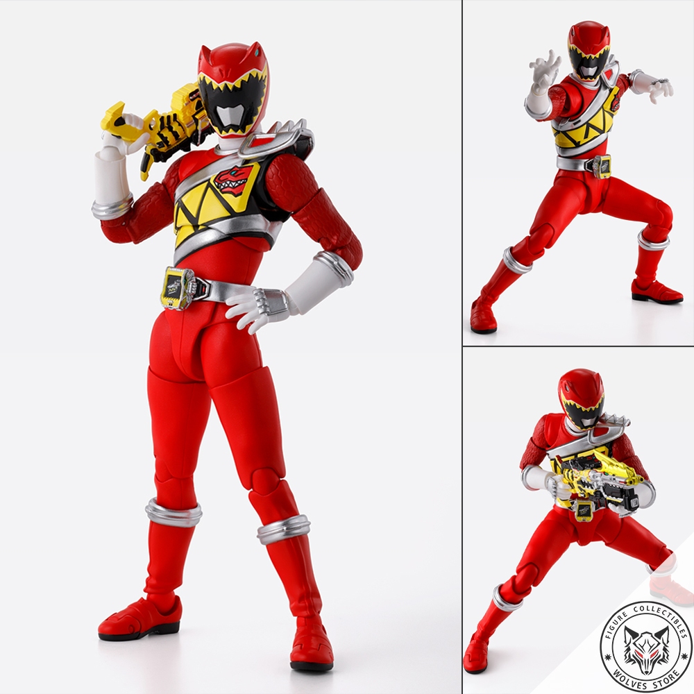 [Có sẵn - Hỏa tốc] Mô hình chính hãng SHF: Kyoryu Red (Super Sentai)