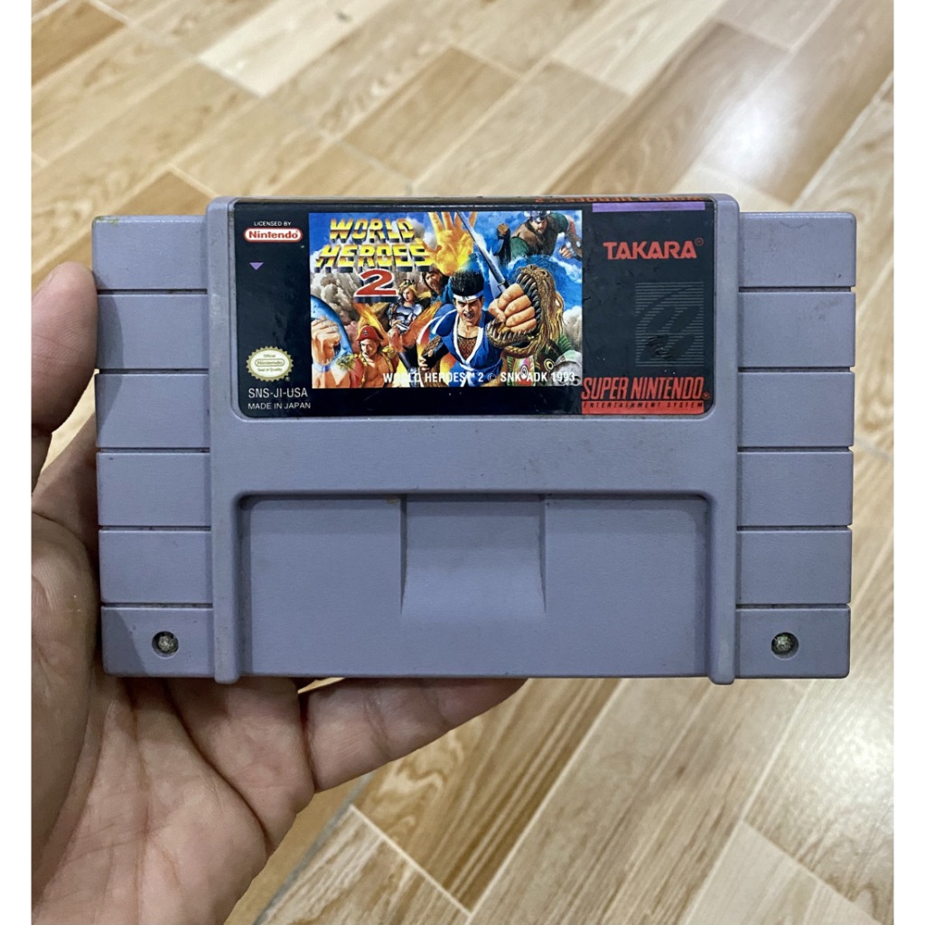 Băng game SNES - World Heroes 2