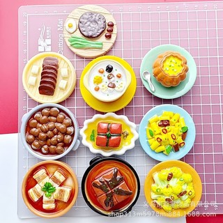 Mô hình nồi súp gà thịt kho tàu trang trí nhà búp bê