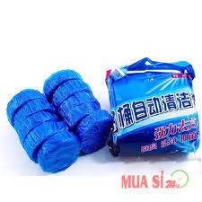 Tẩy bồn cầu - Gói 10 viên tẩy bồn cầu khử mùi diệt khuẩn TD SHOP