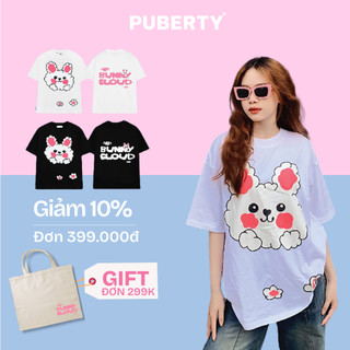 Áo thun localbrand puberty bunny cloud tee