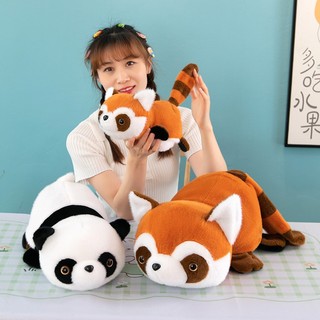 Gấu bông biến hình, gấu trúc lấtcó thể biến thành chồn hoặc gấu trúc,thú nhồi bông mẫu mới nhất 2024 chồn và gấu trúc