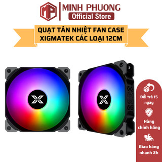 Quạt Tản Nhiệt Fan Case XIGMATEK X22F - RGB FIXED 12cm (Hàng bóc case New 100%) - Hàng Chính Hãng