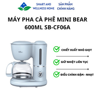  Máy Pha Cà Phê Mini Bear 600ML SB-CF06A - Bảo hành 18 tháng 