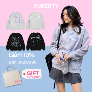 Áo sweater nỉ localbrand puberty snowball sweater