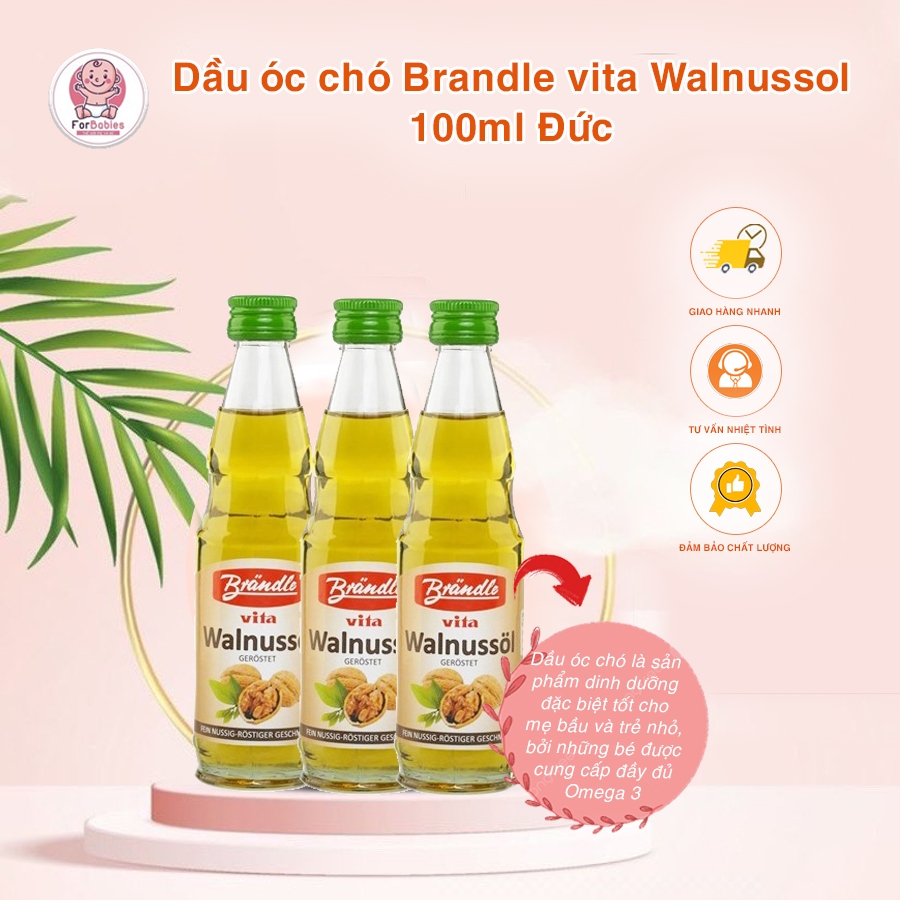 (MẪU MỚI) Dầu óc chó Đức Brandle 100ml