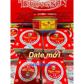 DATE MỚI - NGUYÊN LỐC 12 HỘP DẦU SÁP CÙ LÀ THIÊN THẢO TRƯỜNG SƠN - LOẠI LỚN (30G)