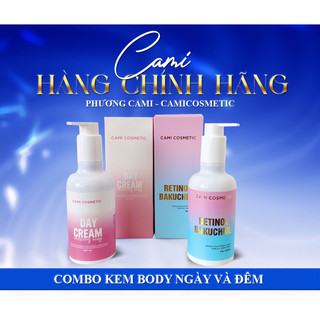 Combo 2: kem body ngày và đêm dưỡng trắng da body camicosmetic