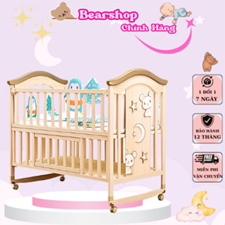 Nôi Cũi Cho Bé Honalife ,Nôi Cũi Đa Năng 6 Chế Độ Tiện Lợi Cho Mẹ&Bé, Sử dụng từ 0 đến 12 tuổi- Bảo Hành 12 tháng