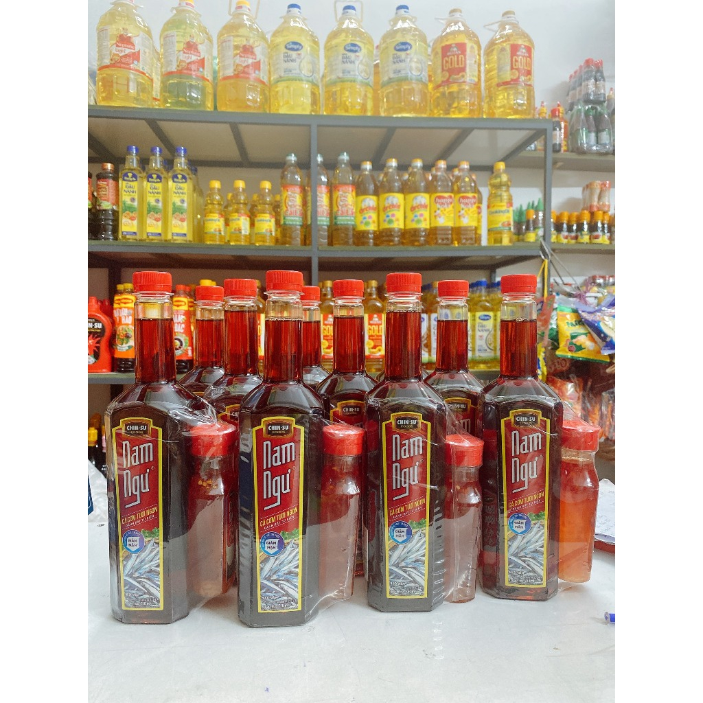 Nước mắm Nam Ngư 750ml (tặng nước mắm tỏi ớt Lý Sơn)