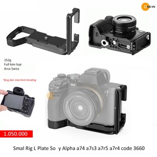 Small -Rig L Plate bảo vệ máy ảnh So-ny Al-pha a74 a7s3 a7r5 a7r4 code 3660