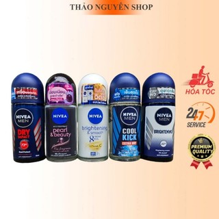 Lăn khử mùi Nivea Thái Lan 50ml, lăn khử mùi Nivea nữ, lăn khử mùi Nivea nam 50ml, khử mùi cơ thể