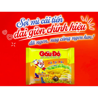 Combo 5 gói Mì gà sợi phở Gấu Đỏ (gói 63g)