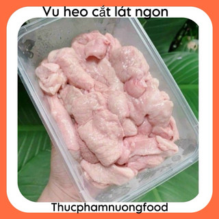 [HCM - 2H]  Vú heo TƯƠI cắt lát hàng loại 1  - Nuongfood