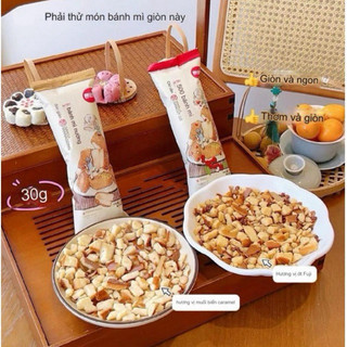 Gói 30gr Bánh mỳ nướng khô giòn rụm, bánh mì vụn tẩm vị ăn liền