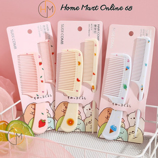 Lược chải tóc tạo kiểu tiện dụng họa tiết hoạt hình đáng yêu