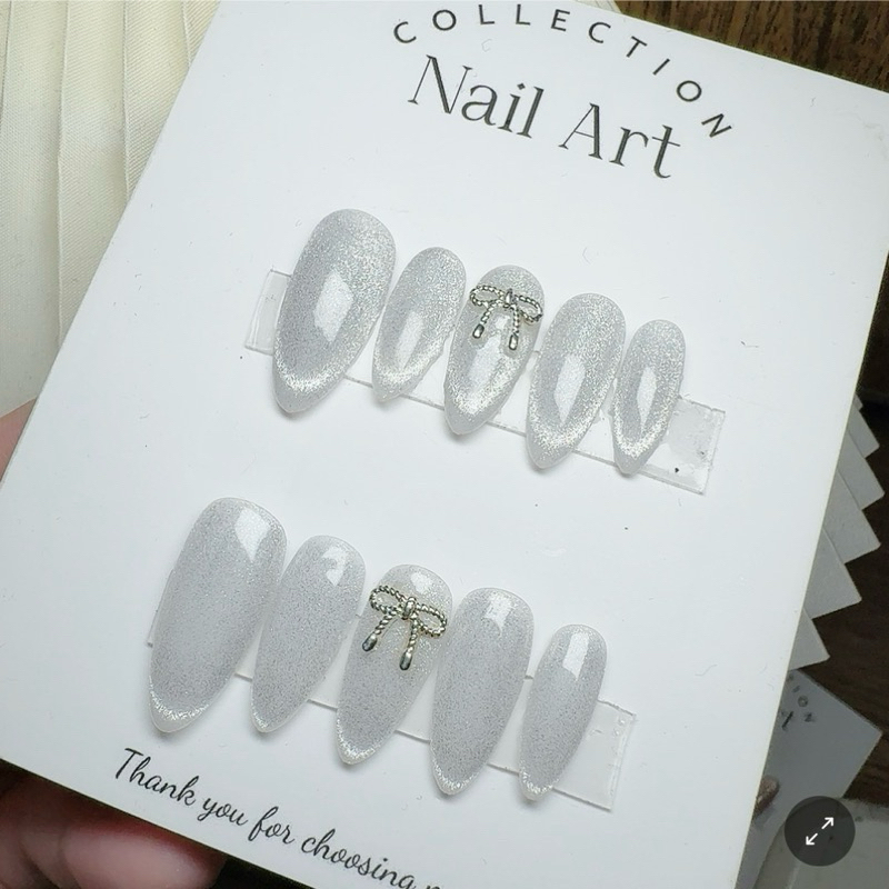 Nailbox thiết kế gắn charm nơ C23