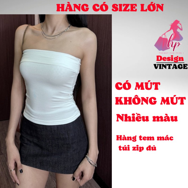 Áo Ống Phom Dài, Áo Nữ Quây Cúp Ngực Ôm Body Đi Chơi Mẫu Basic Siêu Phối Đồ Vd926