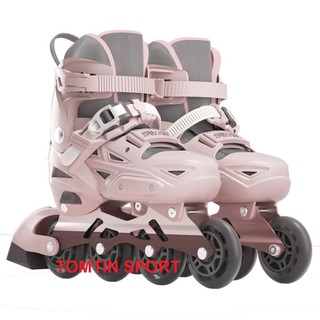 Giày patin trẻ em full đèn led bánh cao su trượt mượt kiểu dáng thời trang hiện đại chính hãng Sway T2A
