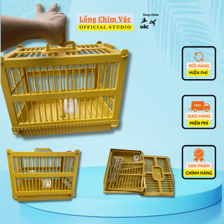  Lồng Tắm Lắp Ghép Cho Chim Chào Mào Khuyên Hút Mật Chất Liệu Nhựa Cứng Siêu Bền Đầy Đủ Phụ Kiện 