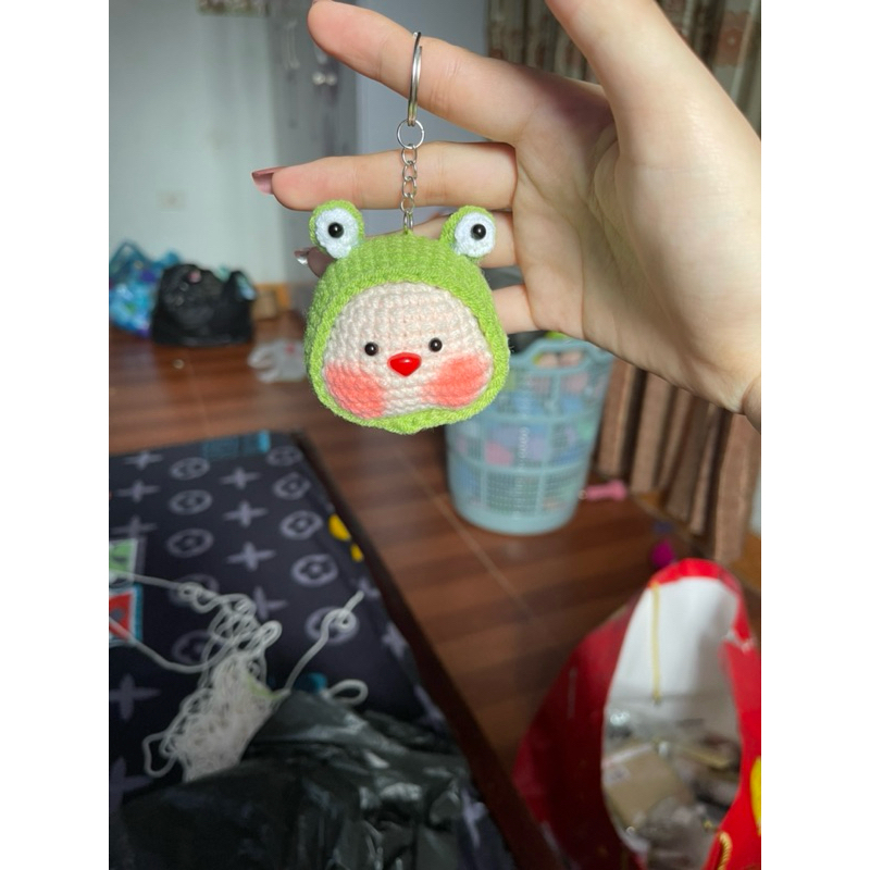 móc khoá mochi ếch