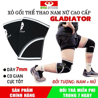 XỎ GỐI - BÓ GỐI TẬP GYM CAO CẤP CHÍNH HÃNG GLADIATOR FIT 7mm BẢO VỆ ĐẦU GỐI HIỆU QUẢ