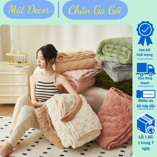 Chăn lông thỏ rabbit fur blanket mềm mại tiện lợi kích thước 2mx2m3