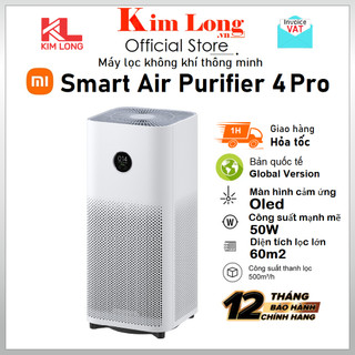 Máy lọc không khí Xiaomi Smart Air Purifier 4 Pro EU - Hàng chính hãng