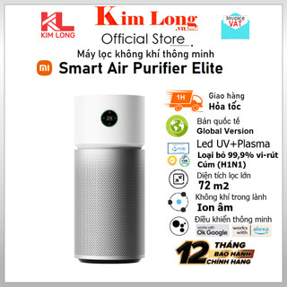 Máy lọc không khí Xiaomi Smart Air Purifier Elite EU Lọc 42-72m2 Bản quốc tế - Bảo hành 12 tháng Chính hãng
