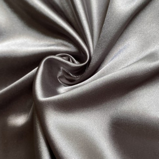 Vải satin màu xám khổ 1m55 - co giãn nhẹ, mềm - may quần áo dài, đầm, áo kiểu, bộ