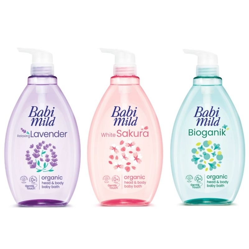 (2206) Sữa tắm gội Babi Mild 180ml/800ml
