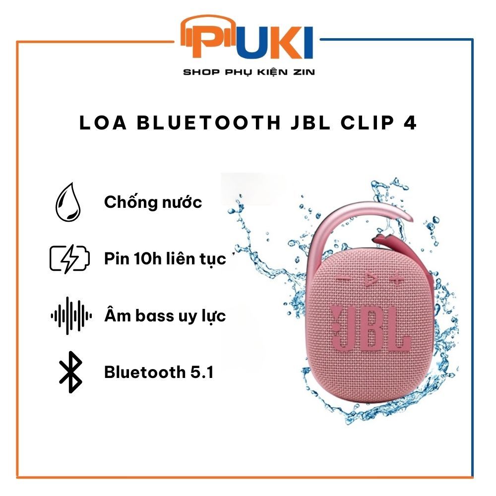 Loa Bluetooth JBL Clip 4 chính hãng