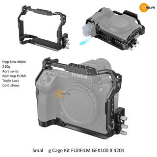 Small cage kit fujifilm gfx100 ii 4201