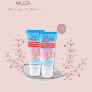 Sữa rửa mặt ngừa mụn giảm nhờn WLEZA 50g