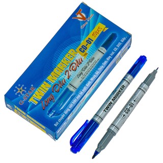 Bút lông dầu kim 2 đầu g-star cd-01