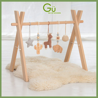 KỆ CHỮ A BẰNG GỖ AN TOÀN CHO BÉ – ĐỒ CHƠI PHÁT TRIỂN TOÀN DIỆN – Gu.Decor Wooden