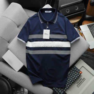Áo polo nam Havis áo thun nam cổ bẻ phối sọc ngang cực đẹp AXK331