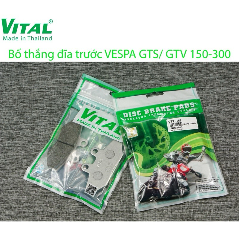 BỐ THẮNG ĐĨA TRƯỚC VESPA SPRINT / VESPA GTS 150 / GTS 300 / GTV / PRIMAVERA ABS / LIBERTY CBS / FLY-