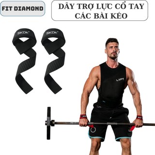 Bộ 2 Băng đai trợ lực, bảo vệ cổ tay khi nâng tạ, đu xà cho nam và nữ SKDK AL15