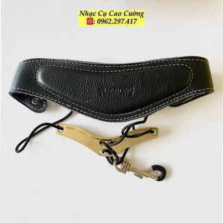 Dây Đeo Kèn Saxophone Da Bò Cao Cấp Nhạc Cụ Cao Cường