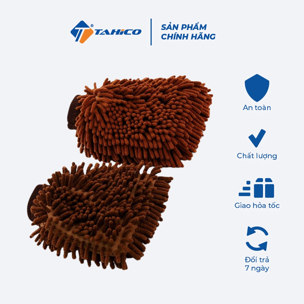 Bao tay rửa xe san hô chính hãng | Tahico