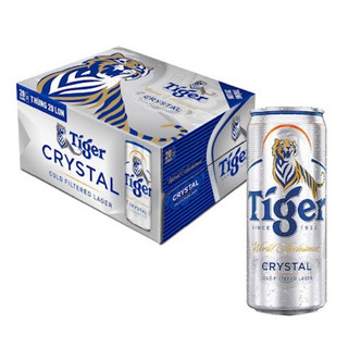 THÙNG 20 LON BIA TIGER BẠC CRYSTAL 330ML