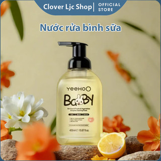 Nước rửa bình sữa YEEHOO rửa trái cây, rau củ 450ml/chai