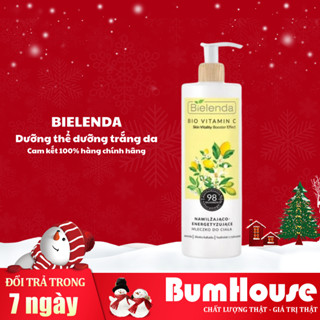 Dưỡng thể trắng da Bielenda Bio Vitamin C dưỡng ẩm, làm sáng mịn da 400ml