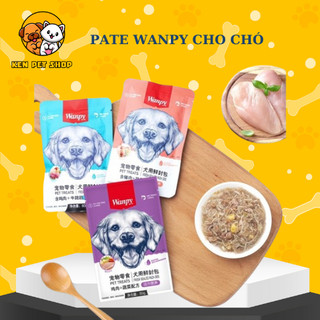Pate wanpy cho chó, ,thức ăn ướt thơm ngon dành cho cún cưng từ nhỏ lớn, tăng cân ,an toàn sức khỏe