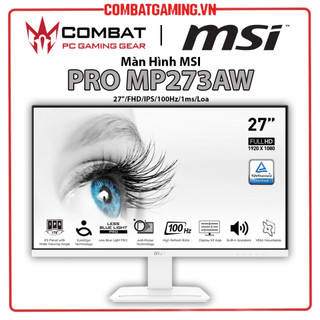 Màn hinh msi pro mp273aw 27"/fhd/ips/100hz/1ms/loa hàng chính hãng