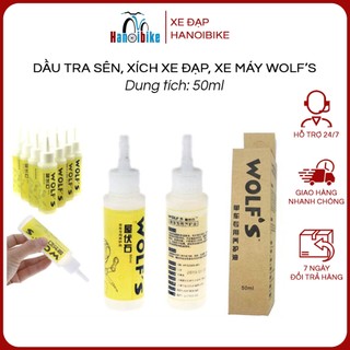 Dầu tra sên, xích, líp xe đạp, xe máy Wolf's - Hàng chính hãng