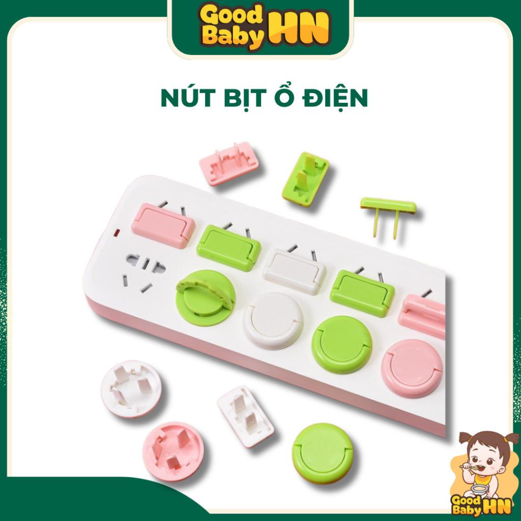 Set 10 Nút bịt ổ điện an toàn cho bé